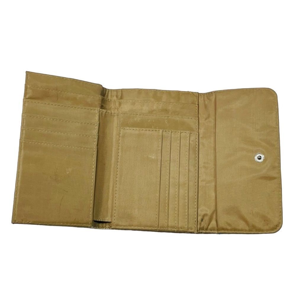 10/$25🦋 Longaberger Blue & Tan Striped Wallet - Picture 4 of 10